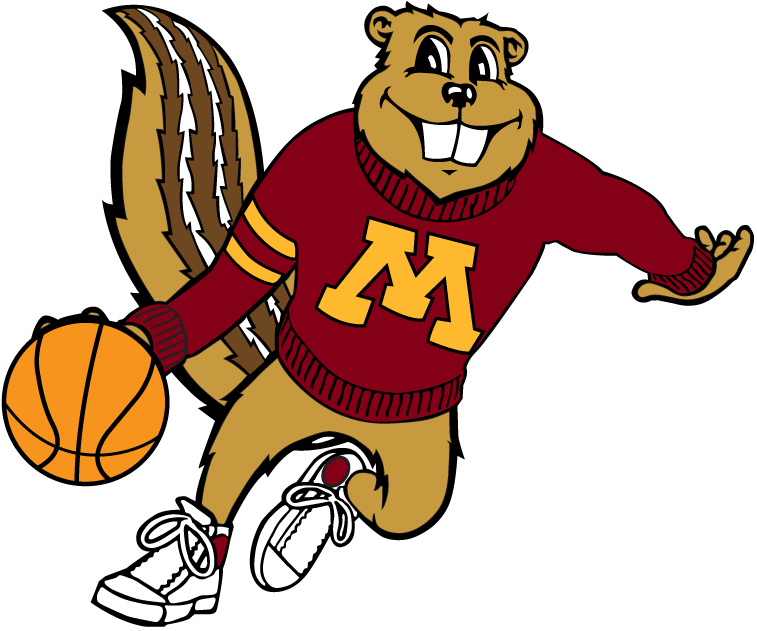 Minnesota Golden Gophers 1986-Pres Mascot Logo 01 vinyl decal